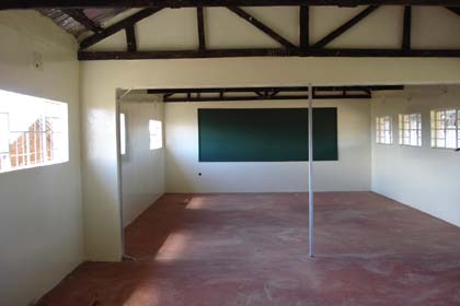 inside the classrooms